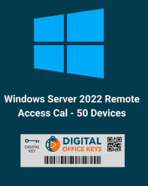Cal de Acesso Remoto Windows Server 2022 – 50 Dispositivos